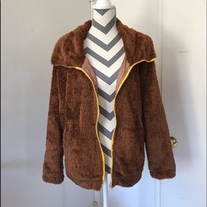 SHEIN oversized Sherpa/fur jacket